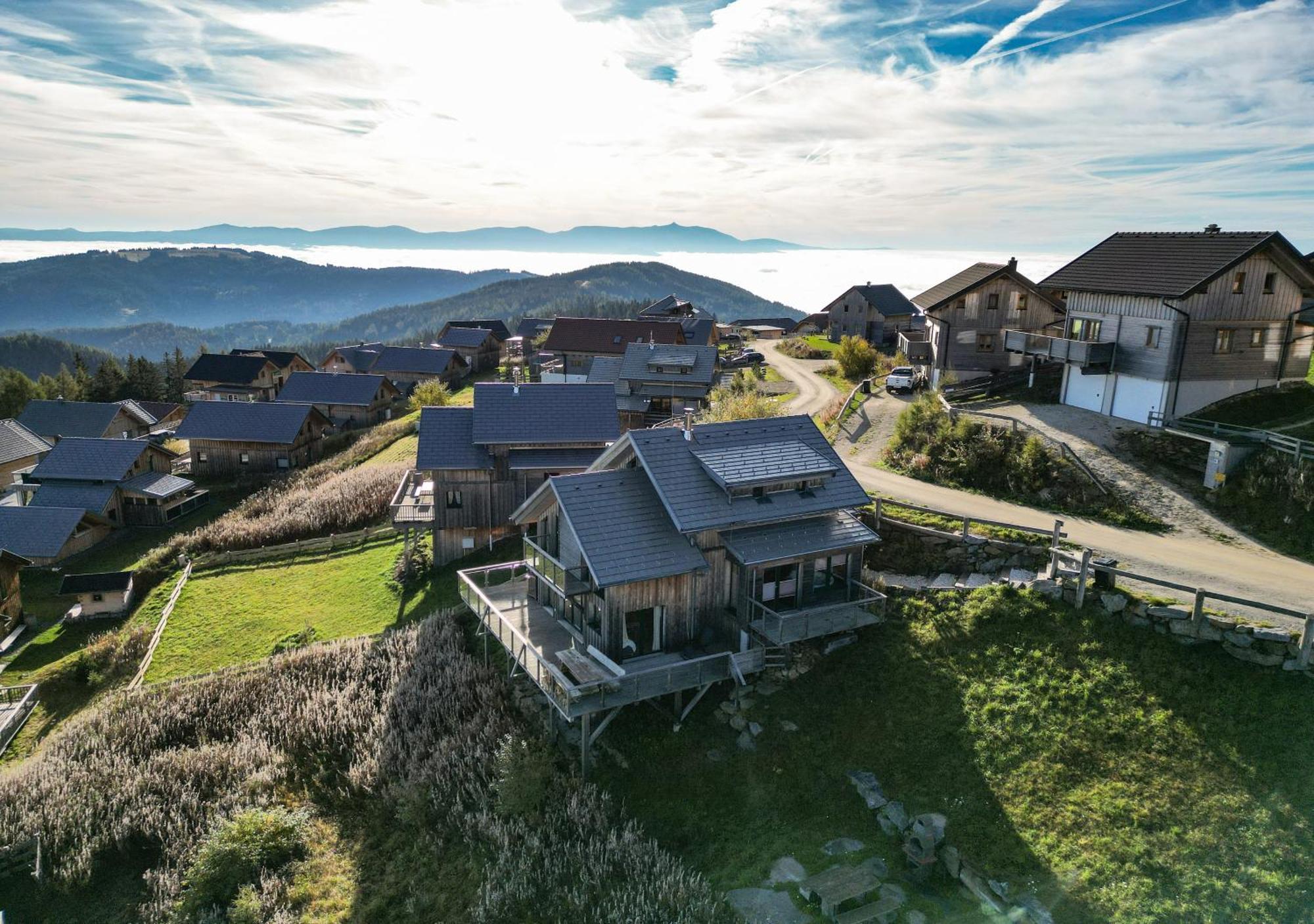 1A Chalet "Wolke" Wandern, Grillen, Wellness Im Traumhaus Wolfsberg Zewnętrze zdjęcie