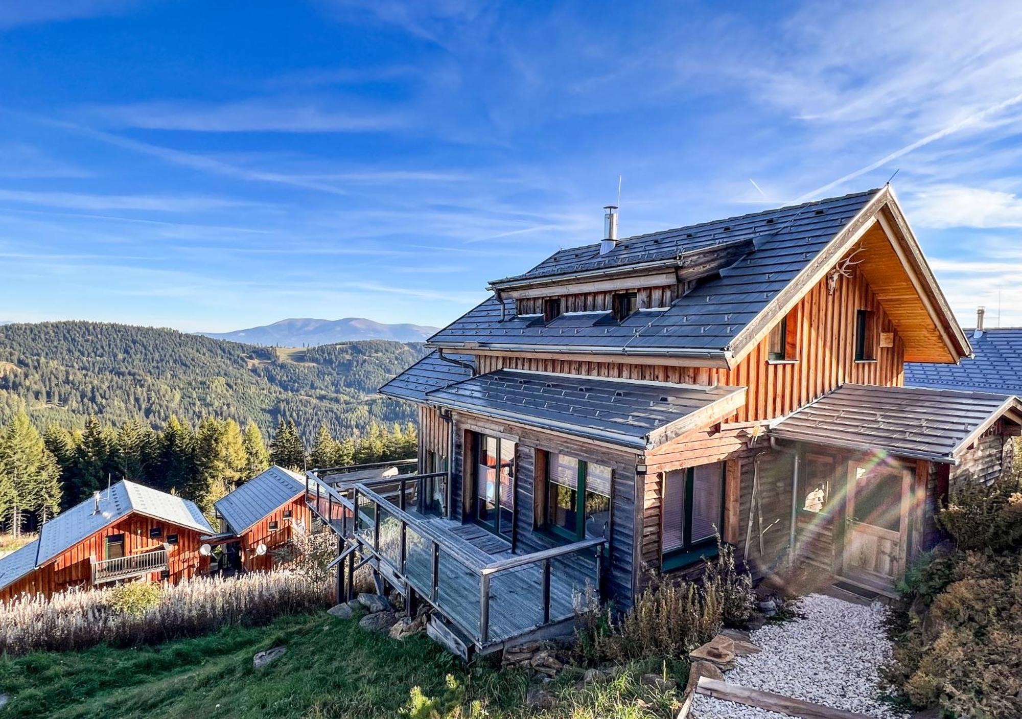 1A Chalet "Wolke" Wandern, Grillen, Wellness Im Traumhaus Wolfsberg Zewnętrze zdjęcie