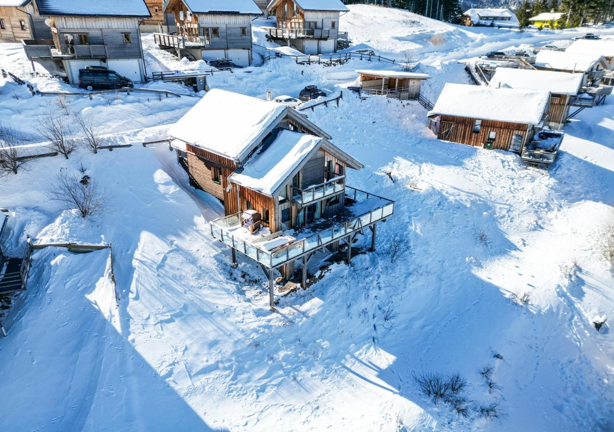 1A Chalet "Wolke" Wandern, Grillen, Wellness Im Traumhaus Wolfsberg Zewnętrze zdjęcie