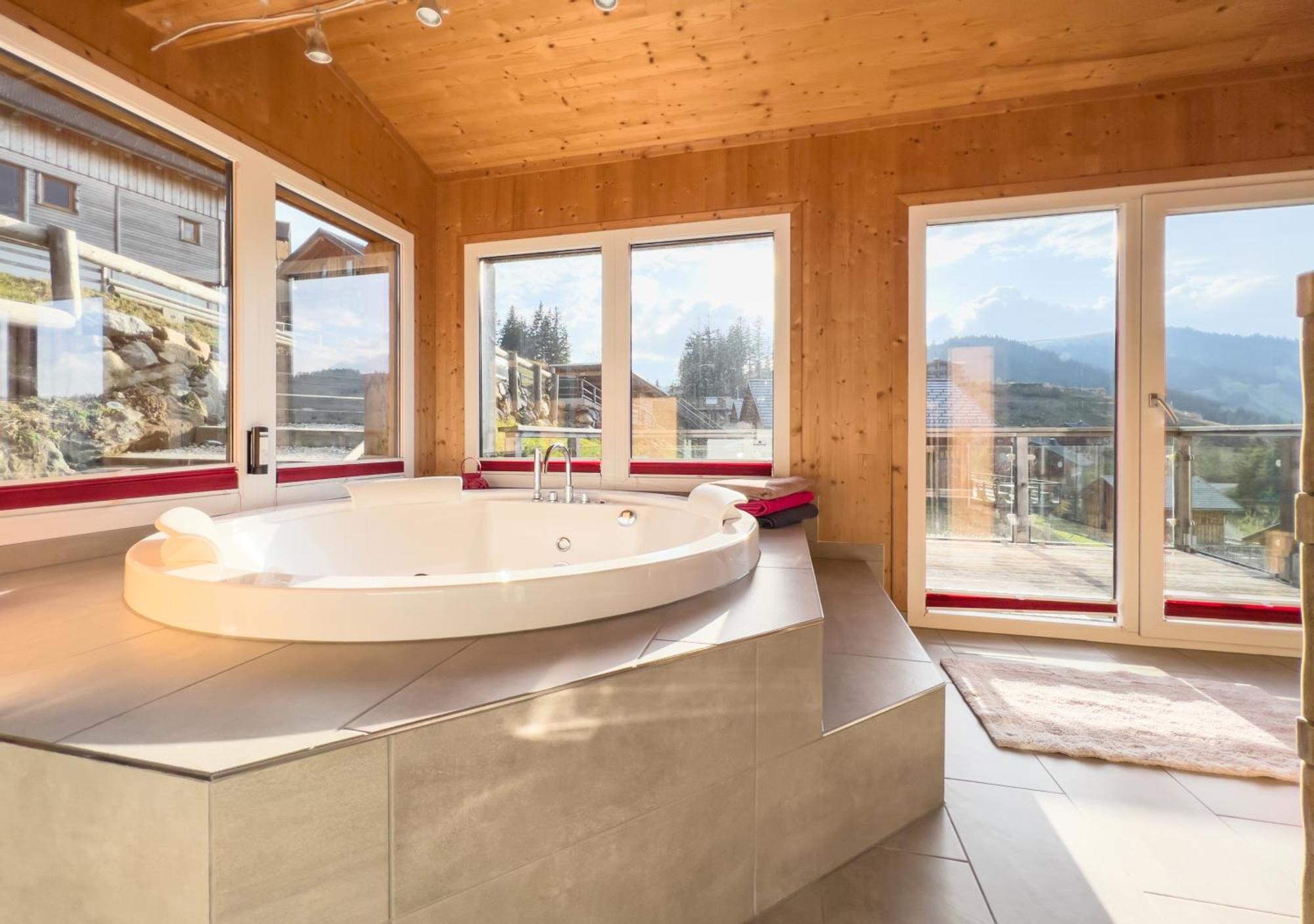 1A Chalet "Wolke" Wandern, Grillen, Wellness Im Traumhaus Wolfsberg Zewnętrze zdjęcie